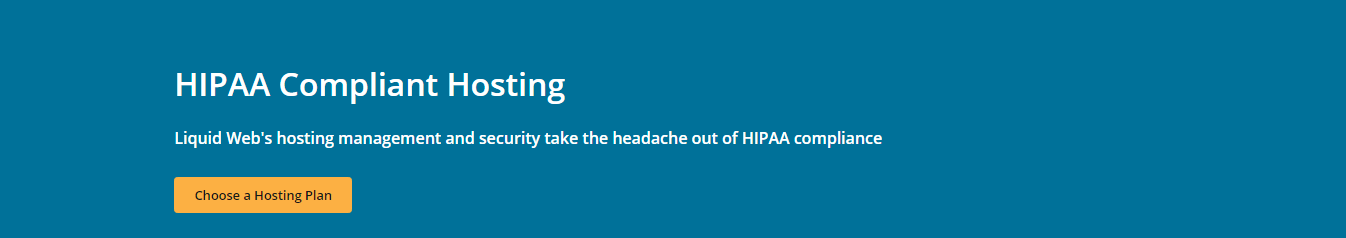 liquid web hostig review - HIPPA Hosting